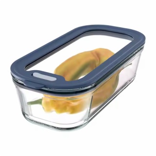 Stacking Glass Storage Containers with Glass Lids