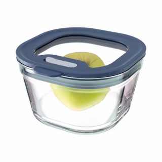 Stacking Glass Storage Containers with Glass Lids