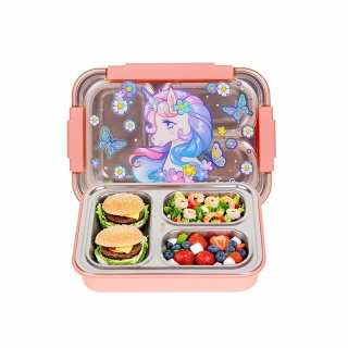 Stainless Steel Bento Lunch Box for Kids