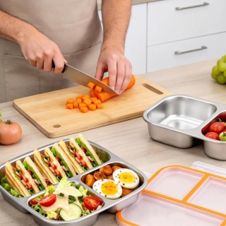 Stainless Steel Food Containers With Lids