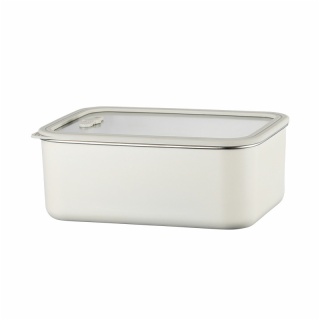 Stainless Steel Glass Crisper with Lid