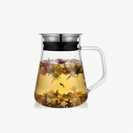 Stovetop Safe Borosilicate Glass Tea Kettle