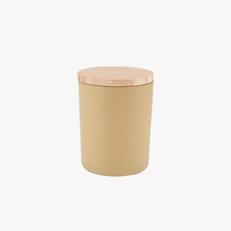 Tan Candle Jar with lids