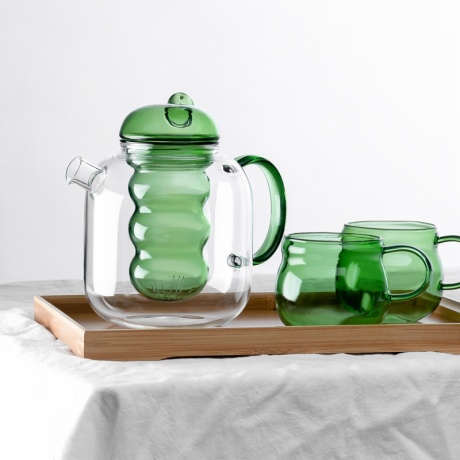 Teapot with Colored Infuser