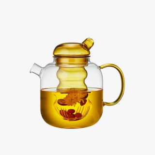 Teapot with Colored Infuser