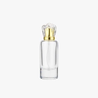 Transparent Cylinder Perfume Bottle