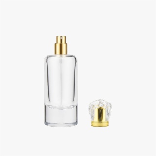 Transparent Cylinder Perfume Bottle 