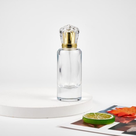 Transparent Cylinder Perfume Bottle 
