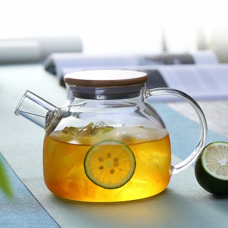 Transparent Glass Teapot