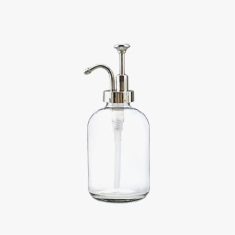 transparent hand wash bottle 