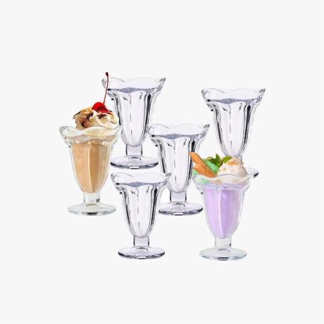 Tulip Glass Dessert Cups