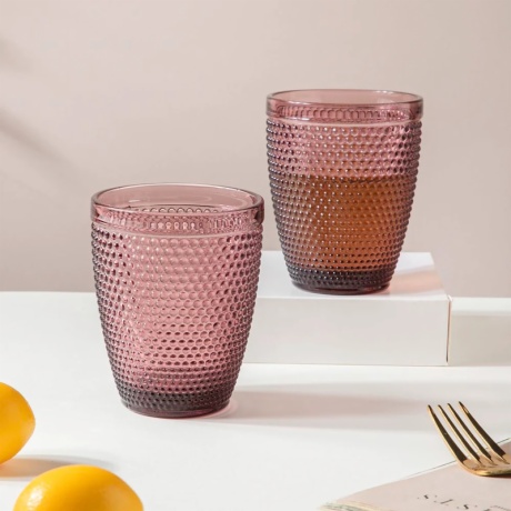 Tumbler Glass Mauve