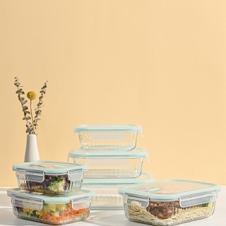 Vertical Stripe Lunch Box