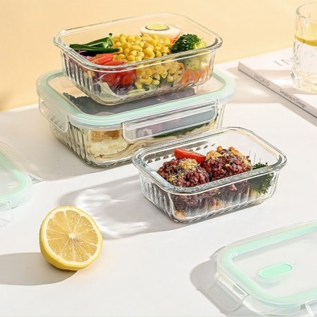 Vertical Stripe Lunch Box