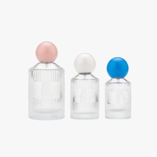 Vertically Ribbed Perfume Bottle