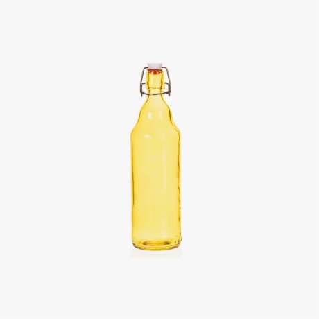 Yellow Flip Top Bottles