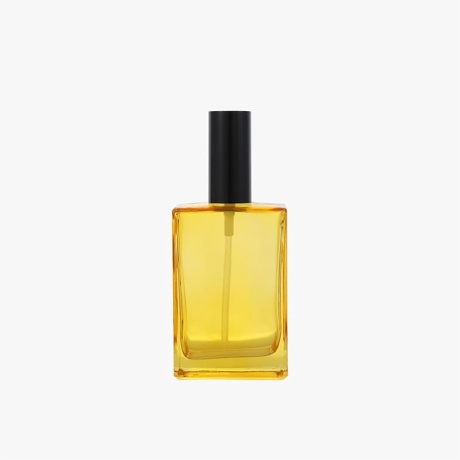 yellow perfume bottle