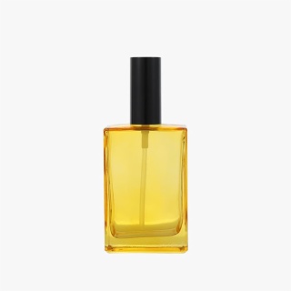 yellow perfume bottle